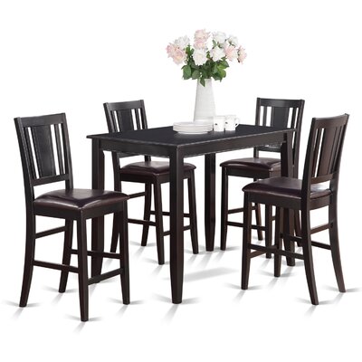 5 Piece Kitchen Dining Room Sets You Ll Love In 2020 Wayfair   Lightner 5 Piece Counter Height Dining Set 